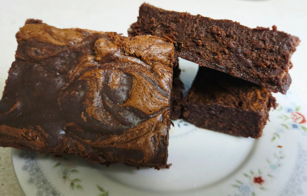 Dark Swirl Brownies