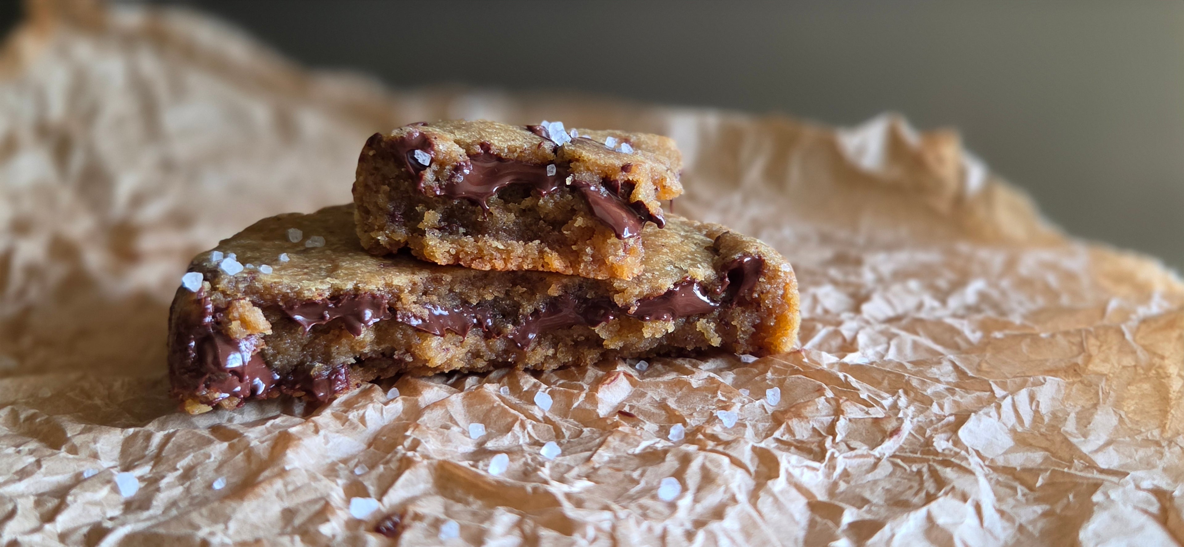 Salted Chocolate Chip Cookies