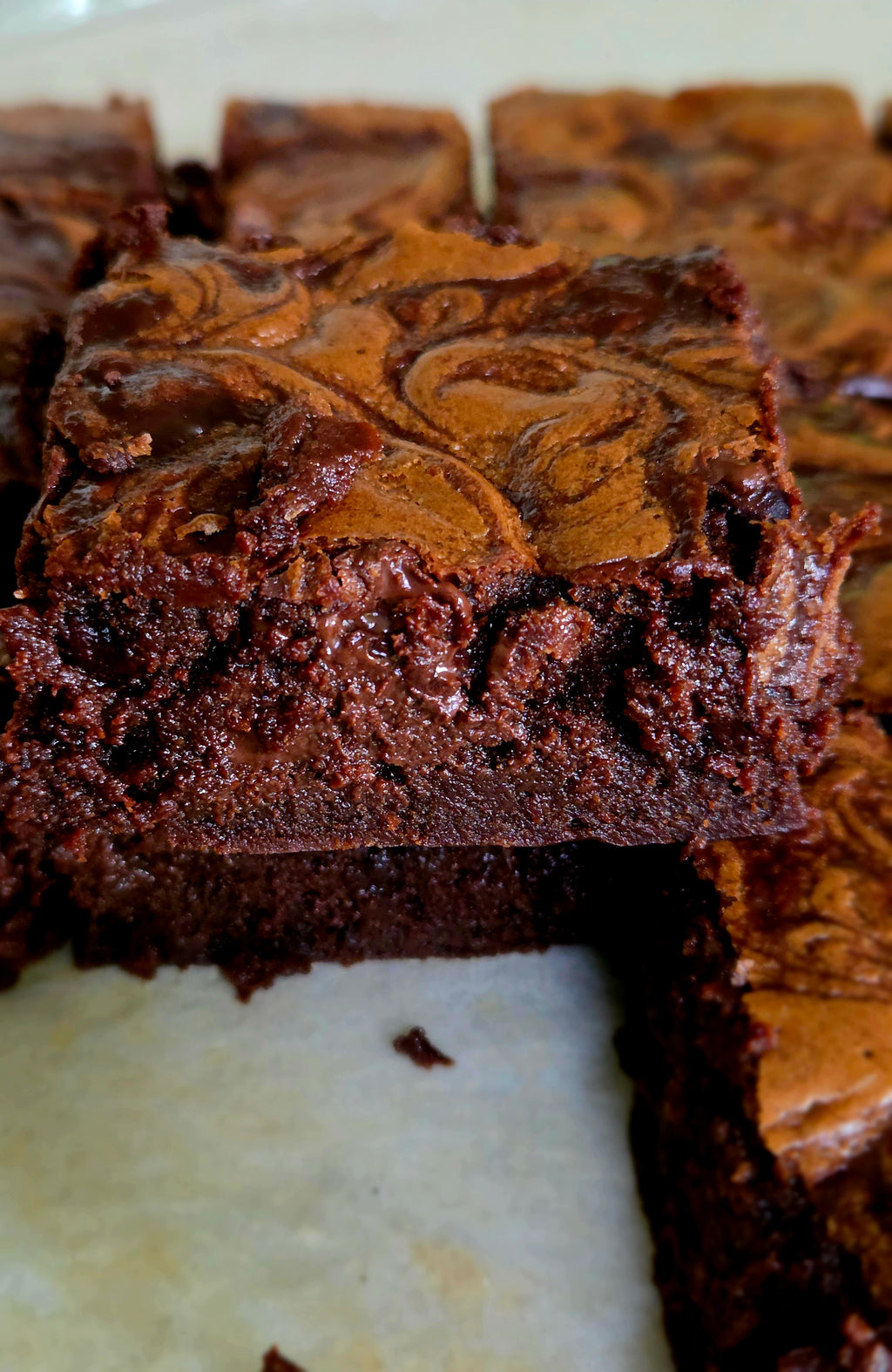 Dark Swirl Brownies