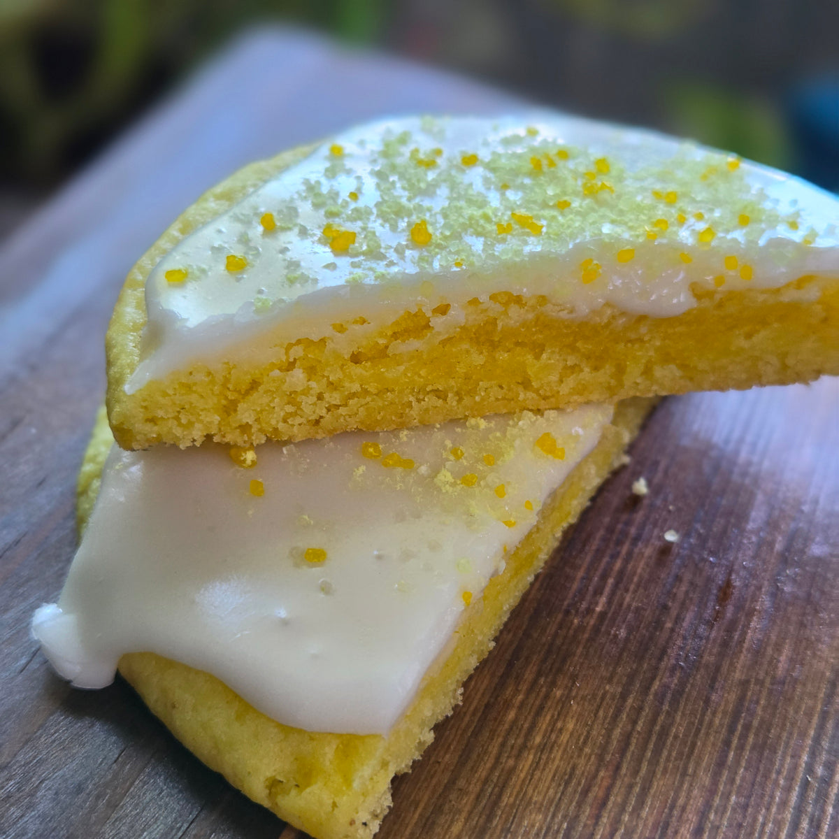 Iced Lemon Cookies
