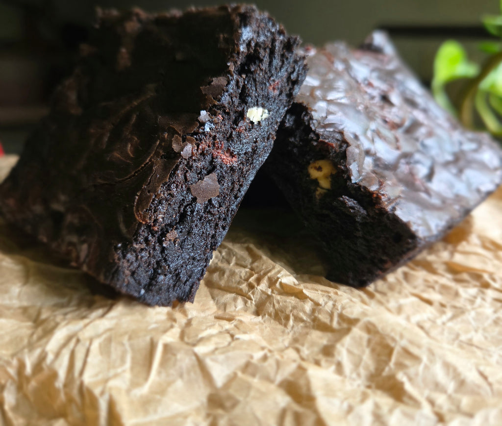 Black Cocoa Fudge Brownies