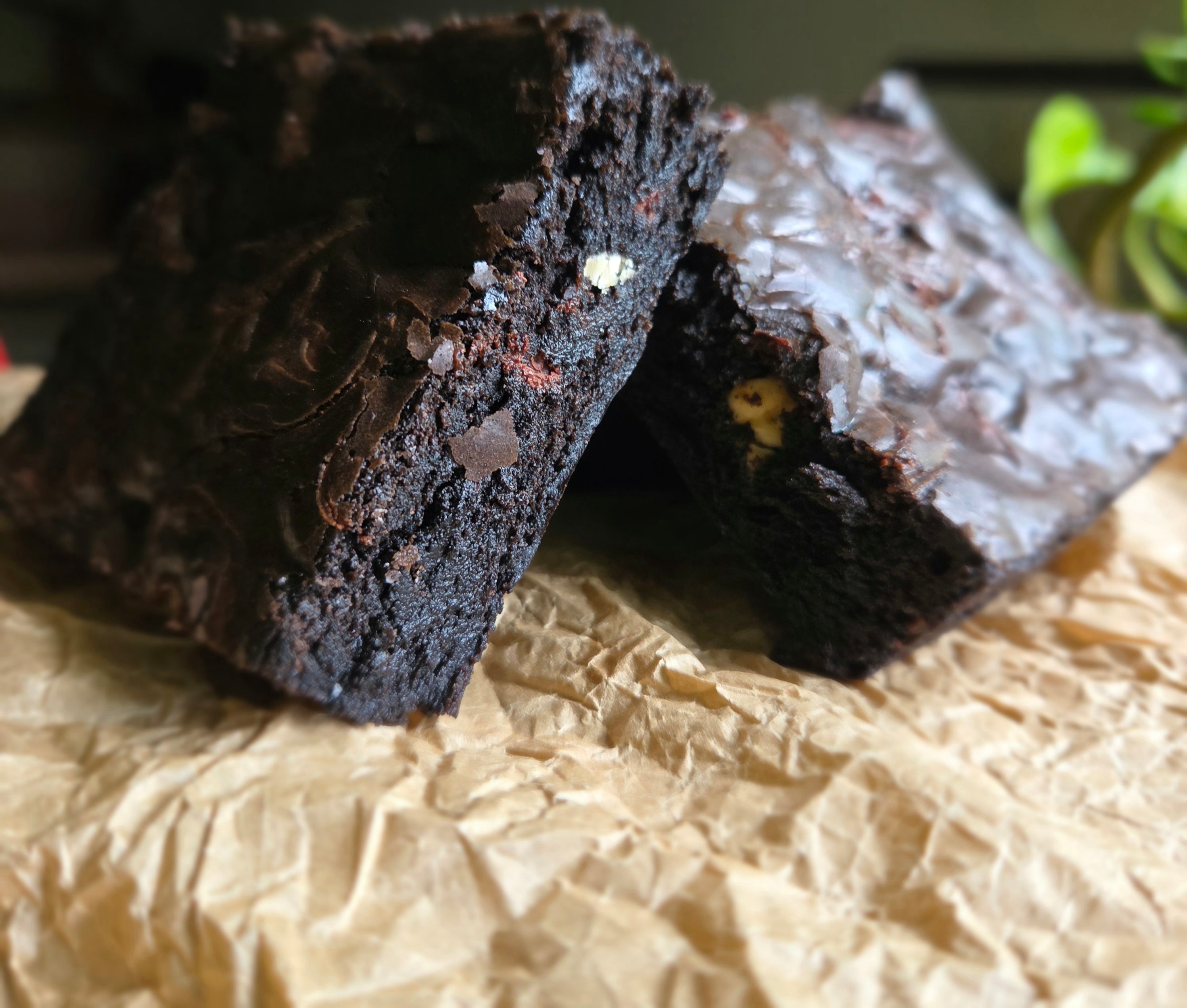 Black Cocoa Fudge Brownies