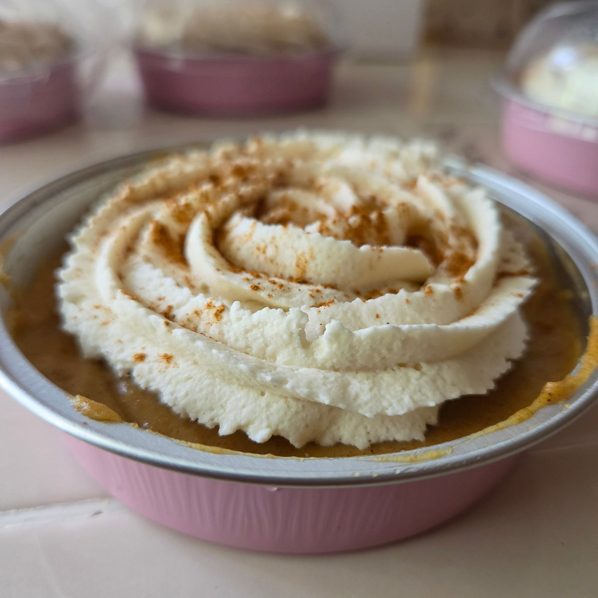 Heather's Mini Pumpkin Spice Cheesecake