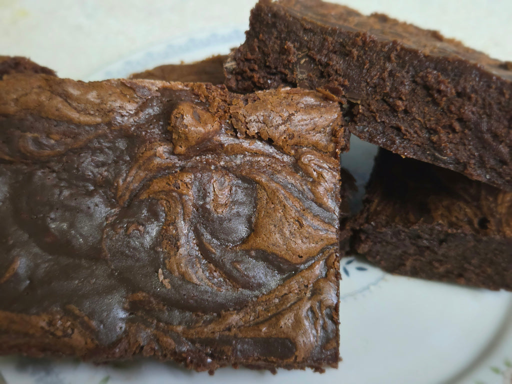 Dark Swirl Brownies
