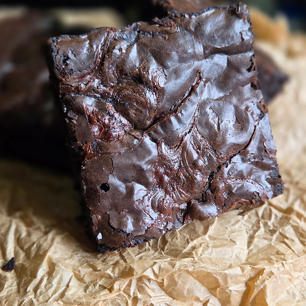 Black Cocoa Fudge Brownies