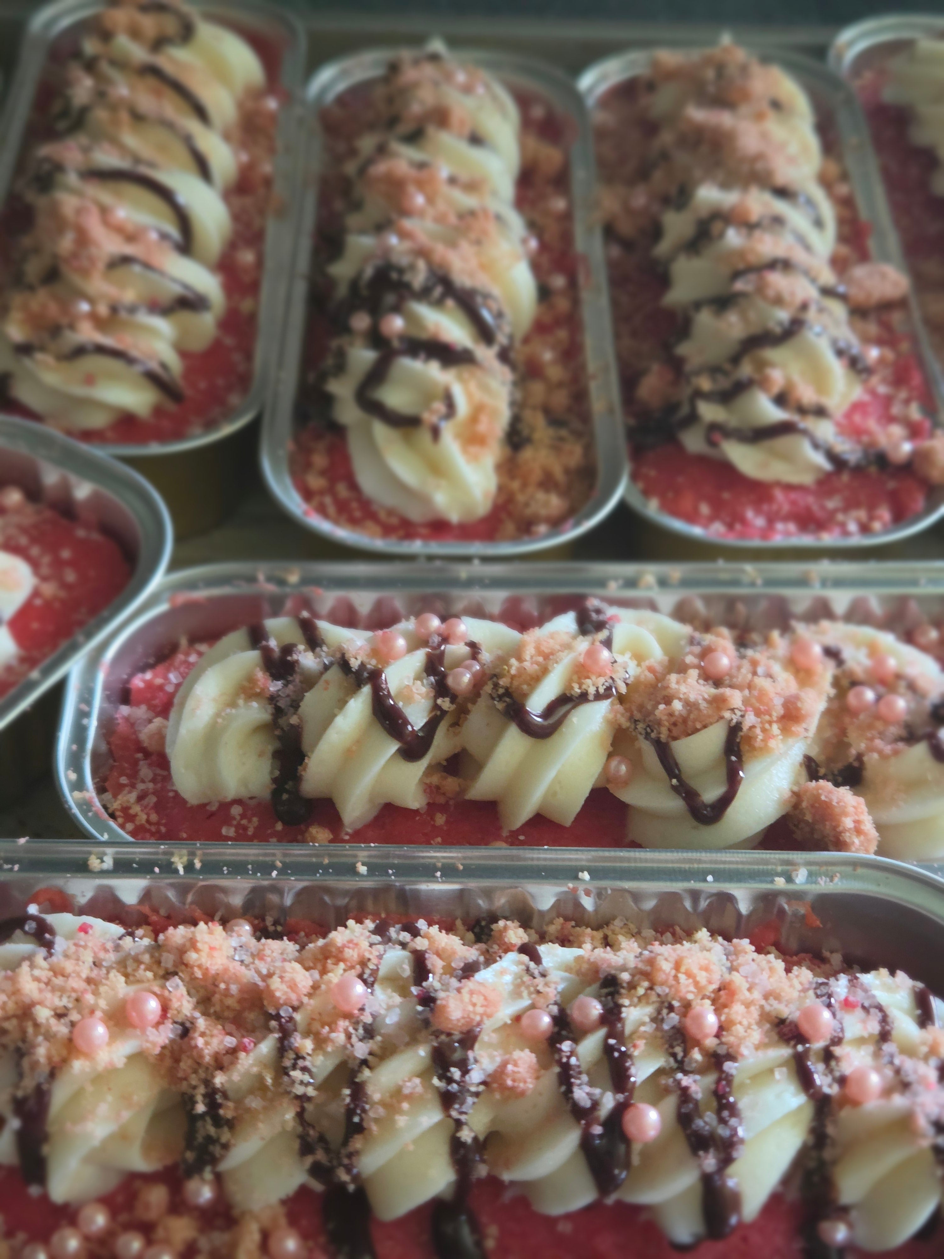 Drizzled Strawberry Pearl Cake